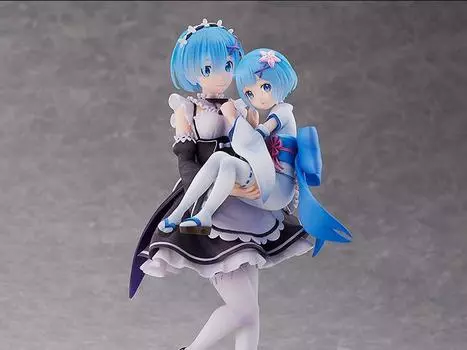 Фигурка Re:Zero Starting Life in Another World S-Fire Rem & Childhood Rem 1/7 Scale Figure Sega