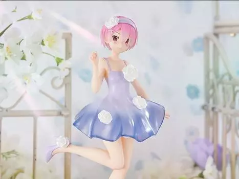 Фигурка Re:Zero Starting Life in Another World Trio-Try-iT Ram (Flower Dress Ver.) Figure Furyu