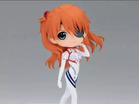 Фигурка Rebuild of Evangelion Q Posket Asuka Shikinami Langley (Ver. B) White Plugsuit Style Banpresto