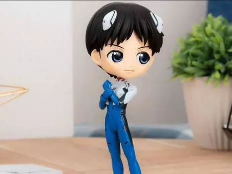Фигурка Rebuild of Evangelion Q Posket Plugsuit Style Shinji Ikari (Ver. A) Banpresto