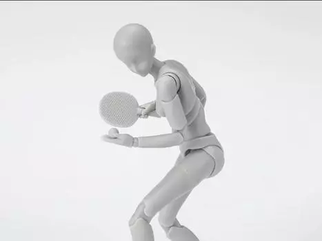 Фигурка S.H.Figuarts DX Body-chan Sports Edition Set (Gray Color Ver.) Bandai Spirits