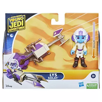 Фигурка с транспортным средством из «Звездных войн: Приключения молодого джедая» — Лис Солей, F80125 Hasbro
