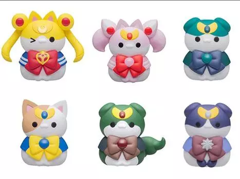 Фигурка Sailor Moon Mega Cat Project Sailor Mewn Vol.2 Box of 8 Figures Megahouse
