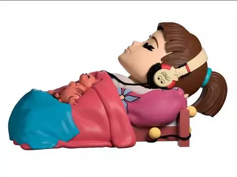 Фигурка Sleepy Lofi Girl Meme Collection Vinyl Figure Youtooz