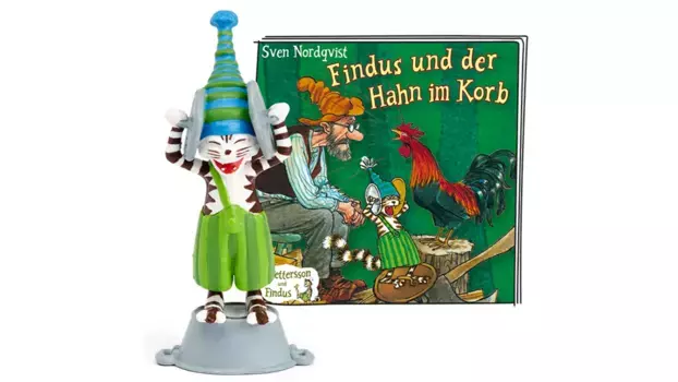 Фигурка слушателя для toniebox: петтерссон и финдус: финдус и петух в корзине Tonies