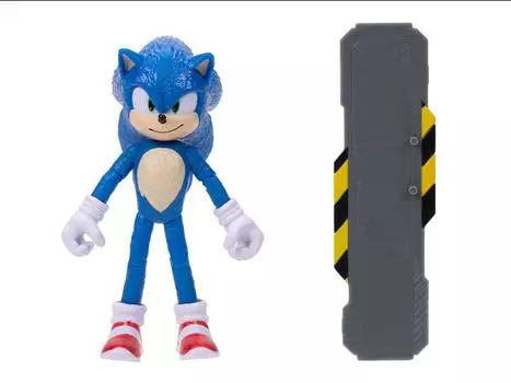 Фигурка Sonic the Hedgehog 2 4" Sonic with Snow Rider Jakks Pacific