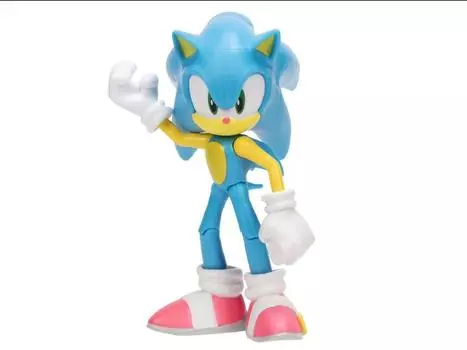 Фигурка Sonic The Hedgehog 30th Anniversary Wave 6 4" Sonic with Yellow Chaos Emerald JAKKS PACIFIC