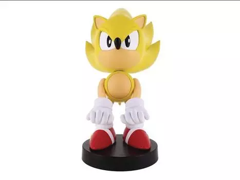 Фигурка Sonic The Hedgehog Cable Guys Super Sonic Phone & Controller Holder Exquisite Gaming