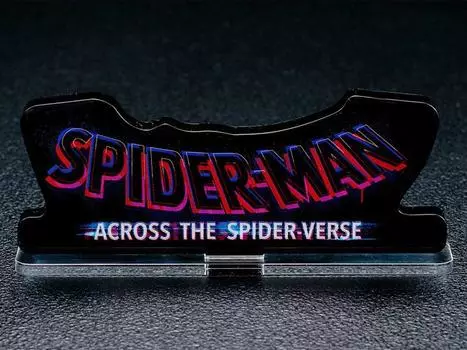 Фигурка Spider-Man: Across the Spider-Verse Logo (Black) Acrylic Logo Display EX Exclusive Bandai Spirits