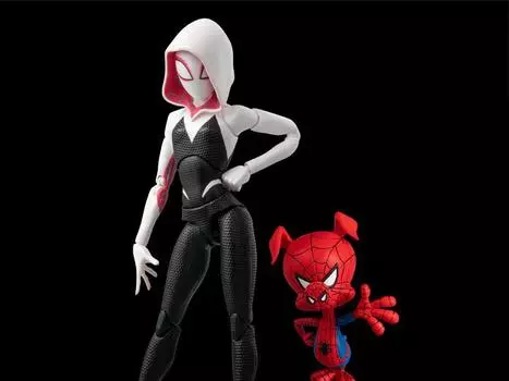 Фигурка Spider-Man: Into the Spider-Verse SV-Action Spider-Gwen & Spider-Ham Set Sentinel