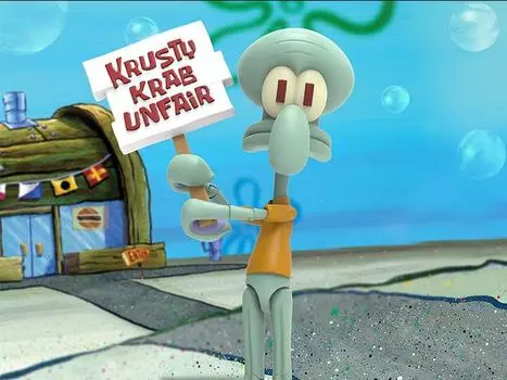 Фигурка SpongeBob SquarePants ULTIMATES! Squidward Tentacles Super7