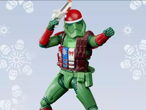 Фигурка Star Wars: The Black Series 6" First Order Stormtrooper & Mouse Droid (Holiday Edition) Figure Hasbro