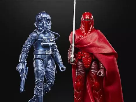 Фигурка Star Wars: The Black Series 6" Carbonized Collection Emperor’s Royal Guard & TIE Pilot Two-Pack (Return of the Jedi) Exclusive Hasbro