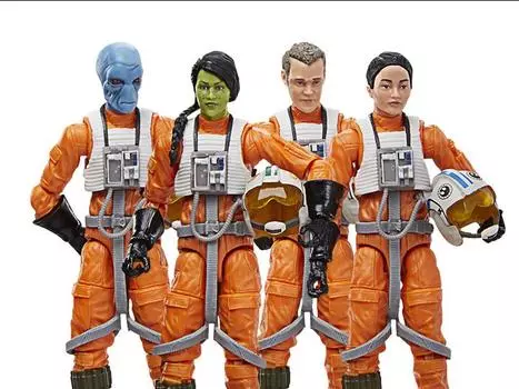 Фигурка Star Wars: The Vintage Collection X-Wing Pilot Four-Pack (Ahsoka) Hasbro