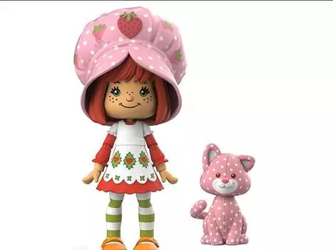 Фигурка Strawberry Shortcake Classics Strawberry Shortcake & Custard Boss Fight Studio