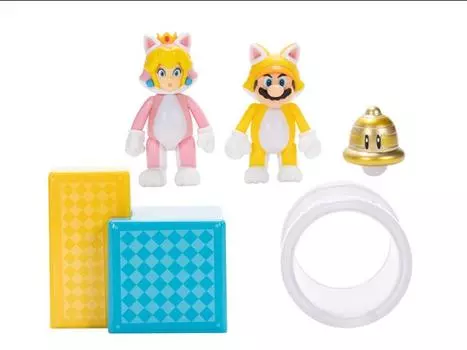 Фигурка Super Mario 3D World 2.5" Diorama Set Jakks Pacific