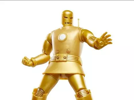 Фигурка Tales of Suspense Marvel Legends Retro Collection Iron Man (Model 01 - Gold) Hasbro
