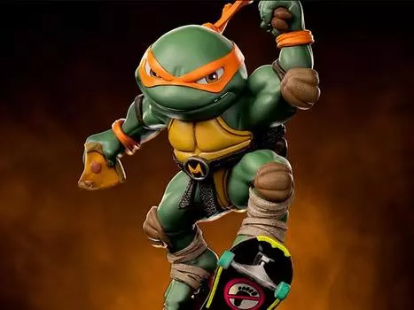 Фигурка Teenage Mutant Ninja Turtles MiniCo Michelangelo Iron Studios