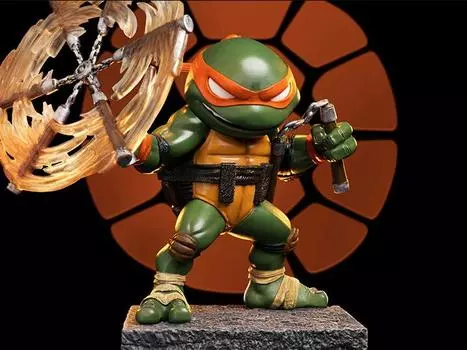 Фигурка Teenage Mutant Ninja Turtles MiniCo Michelangelo SDCC 2023 PX Previews Exclusive Iron Studios