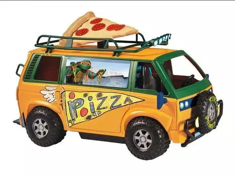 Фигурка Teenage Mutant Ninja Turtles: Mutant Mayhem PizzaFire Van Playmates