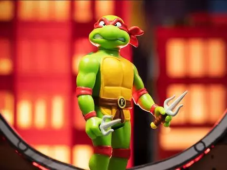Фигурка Teenage Mutant Ninja Turtles ReAction Toon Raphael Figure Super7