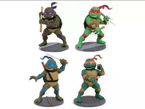 Фигурка Teenage Mutant Ninja Turtles Retro D-Formz SDCC 2023 PX Previews Exclusive Box Set Diamond Select Toys