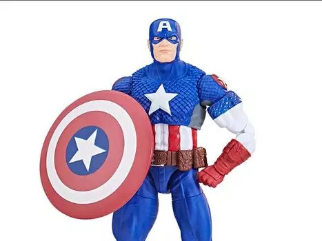Фигурка The Avengers (Classic Comic) Marvel Legends Ultimate Captain America (Puff Adder BAF) Hasbro