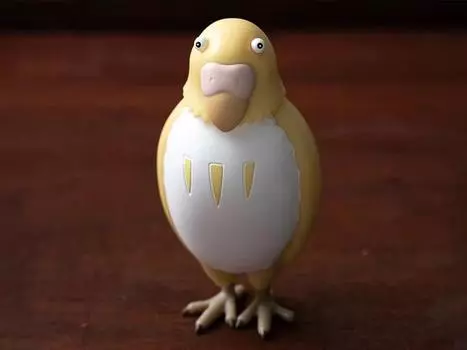 Фигурка The Boy and the Heron Yes Nod The Parakeet (Yellow) Figure Ensky