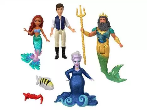 Фигурка The Little Mermaid (2023) Ariel's Adventures Story Set Mattel