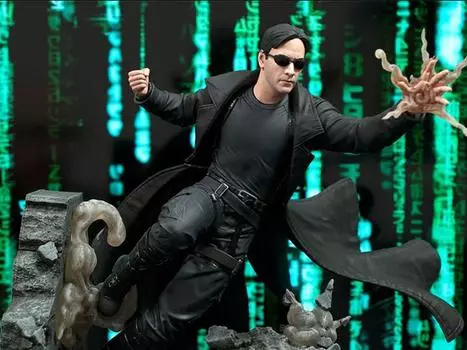 Фигурка The Matrix Gallery Neo Deluxe Figure Diorama Diamond Select Toys