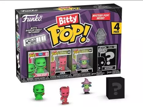Фигурка The Nightmare Before Christmas Bitty Pop! Oogie Boogie Four-Pack Funko