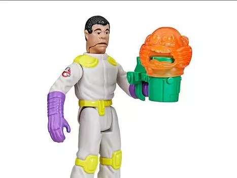 Фигурка The Real Ghostbusters Kenner Classics Fright Features Winston Zeddemore Hasbro