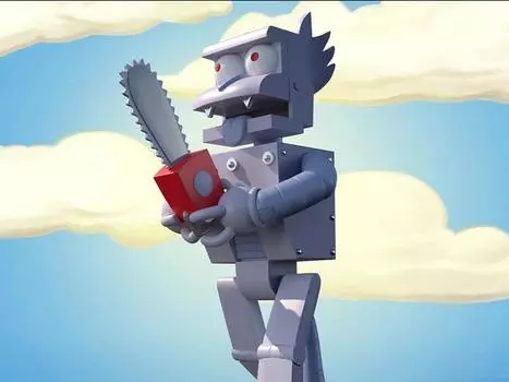 Фигурка The Simpsons ULTIMATES! Robot Scratchy Figure SUPER7