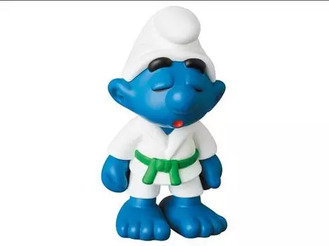 Фигурка The Smurfs Ultra Detail Figure Series 1 No.739 Judo Smurf Medicom Toy