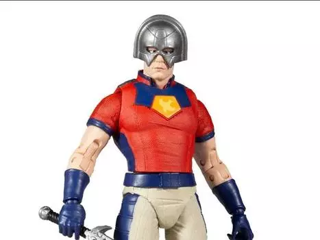 Фигурка The Suicide Squad DC Multiverse Peacemaker Action Figure (Collect to Build: King Shark) MCFARLANE TOYS