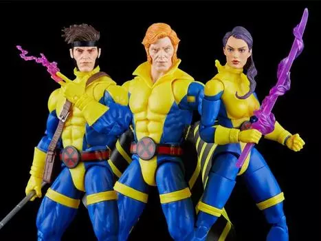 Фигурка The Uncanny X-Men 60th Anniversary Marvel Legends Banshee, Gambit, & Psylocke Three-Pack Hasbro