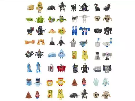 Фигурка Transformers BotBots Custodial Crew and Pet Mob Random Case of 32 Figures Hasbro