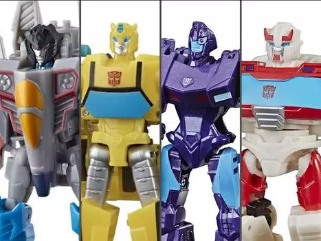Фигурка Transformers: Bumblebee Cyberverse Adventures Scout Wave 3 Set of 4 Figures HASBRO