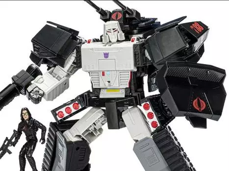 Фигурка Transformers Collaborative G.I. Joe x Transformers Megatron H.I.S.S. Tank & Baroness HASBRO