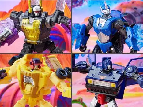 Фигурка Transformers: Legacy Deluxe Wave 1 Set of 4 Figures Takara Tomy