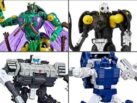 Фигурка Transformers War for Cybertron: Kingdom Deluxe Wave 4 Set of 4 Figures Takara Tomy