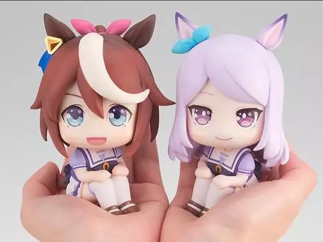 Фигурка Uma Musume Pretty Derby Look Up Series Tokai Teio & Mejiro McQueen Set With Gift MEGAHOUSE