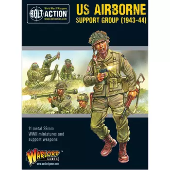 Фигурка Us Airborne Support Group (1943-44) (Hq, Mortar & Mmg)