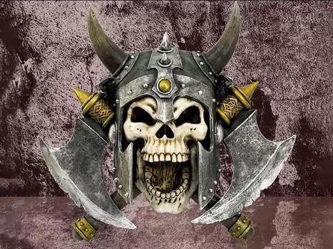 Фигурка Valhalla's Vengeance Skeleton Viking Wall Plaque Nemesis Now