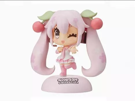 Фигурка Vocaloid Chubby Collection Sakura Miku (Pastel Variant) Figure Sega