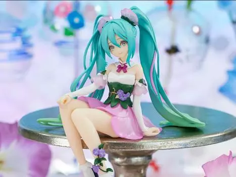 Фигурка Vocaloid Hatsune Miku (Flower Fairy Morning Glory Pink Color Ver.) Noodle Stopper Figure Furyu