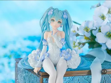Фигурка Vocaloid Hatsune Miku (Flower Fairy Nemophila Ver.) Noodle Stopper Figure (Reissue) Furyu