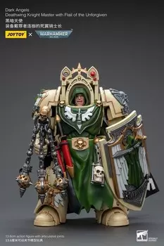 Фигурка Warhammer 40k 1/18 — Мастер Рыцаря Крыла Смерти Темных Ангелов с Цепом Непрощенного JOYTOY