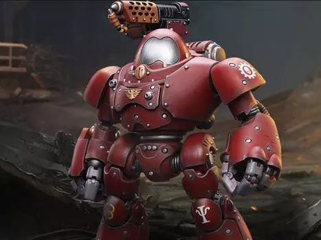 Фигурка Warhammer 40k Adeptus Mechanicus Kastelan Robot with Incendine Combustor 1/18 Scale Action Figure Joytoy