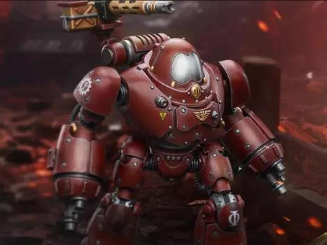 Фигурка Warhammer 40K Adeptus Mechanicus Kastelan Robot with Heavy Phosphor Blaster 1/18 Scale Action Figure Joytoy
